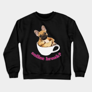 French Bulldog Dog coffee lovers Crewneck Sweatshirt